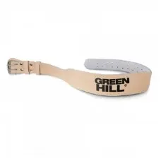 Пояс тяжелоатлетический Green Hill 6 дюймов бежевый